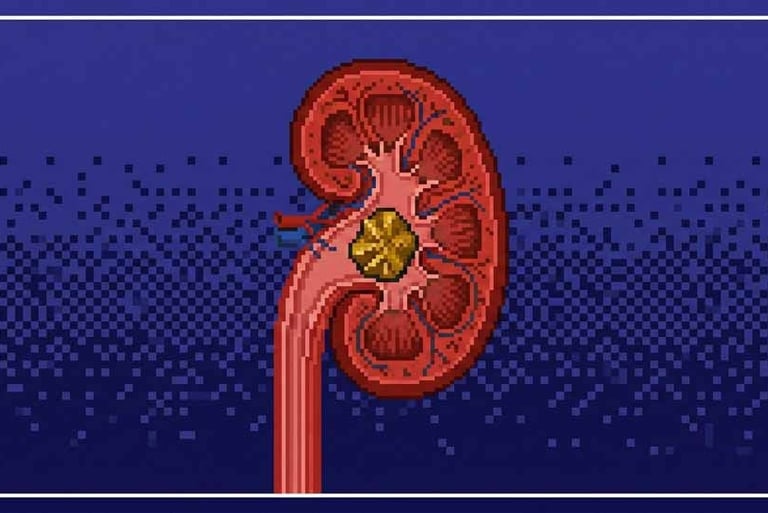 Kidney stone 8-bit version