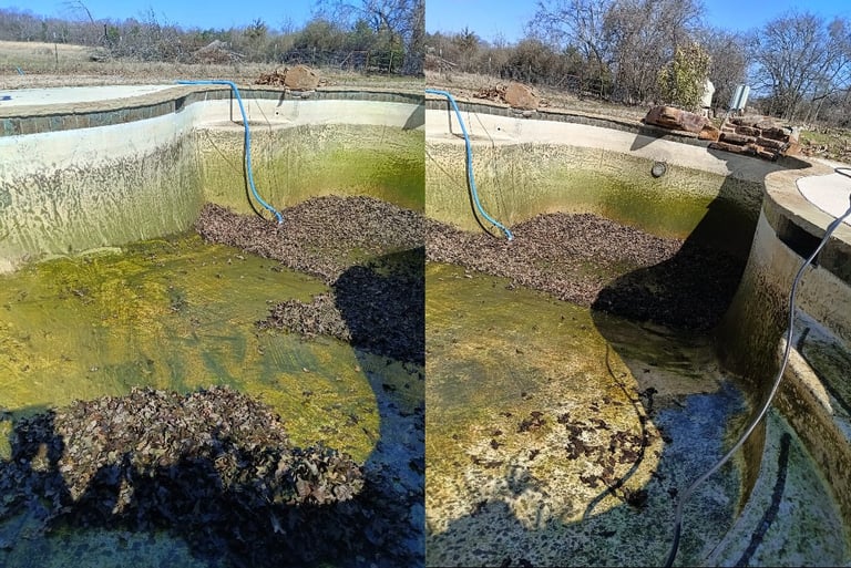 Draining and Leaf Removal