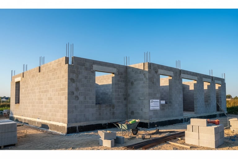 interieur longere avant renovation orleans poutres pierres