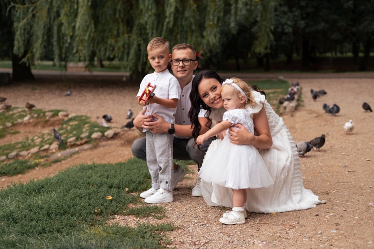Krikštynų fotosesija