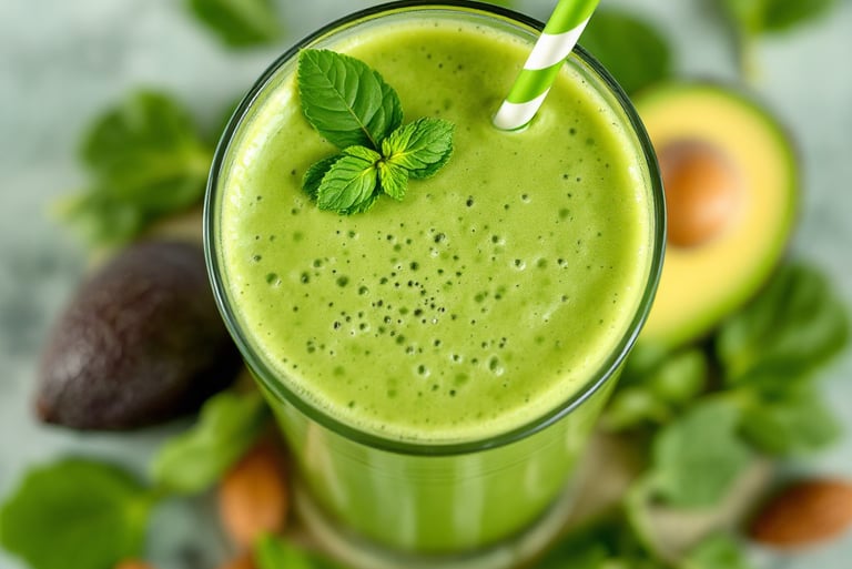 Green Energy Boost Smoothie.