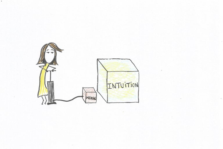 Etat de déséquilibre entre mental et intuition