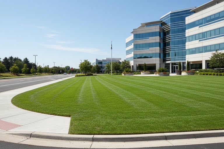 Large Commercial Lawn