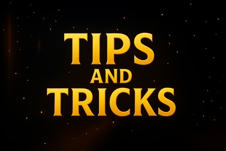 Tips and Tricks banner for ApolloPlay88