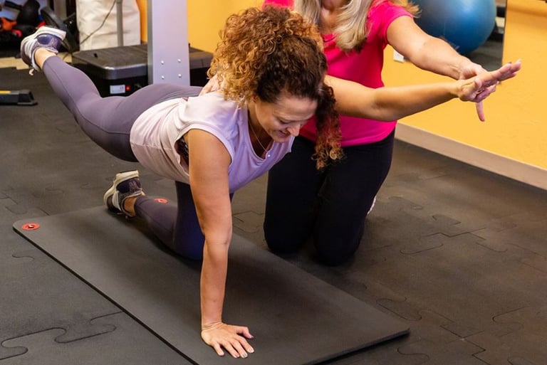 One on One private personal training.