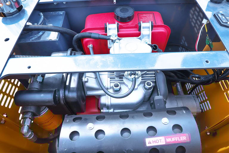 Brand New 1000kg HW-10 Euro V Crawler Excavator engine bay image