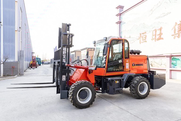 Brand New 36.8kw HWC-35A All Terrain Forklift image