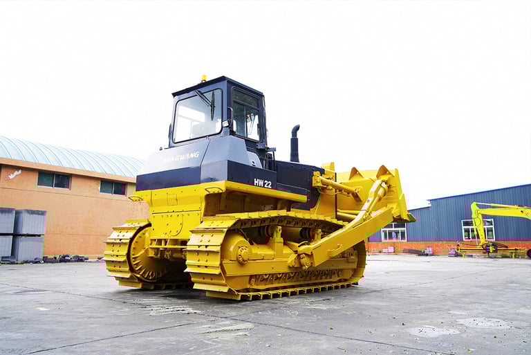 a brand new HW22E Bulldozer is shown in this image