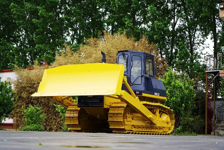 a brand new HW22E Bulldozer is shown in this image