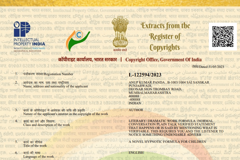 Dr Anup Panda | Hypnotic Formula for Children