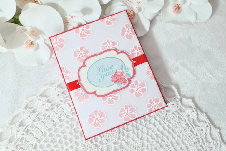 how to use clear stamps and heat embossing