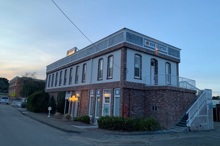The historic Sun Center located at 131 W Beech St., Fallbrook