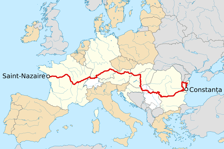 eurovelo 6 carte