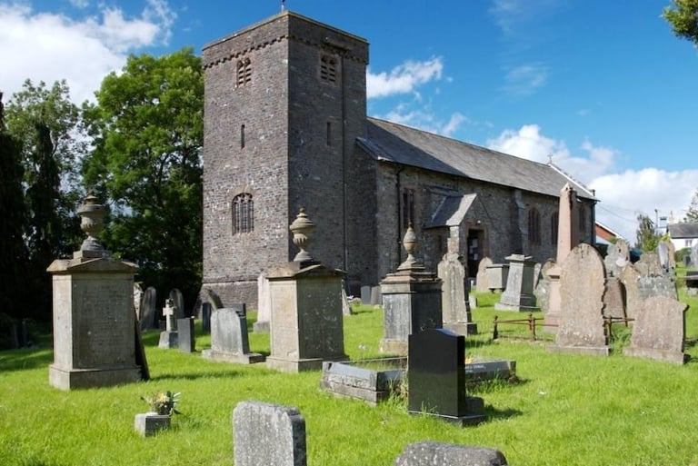 St Cadmarch's Church. Llangammarch Wells