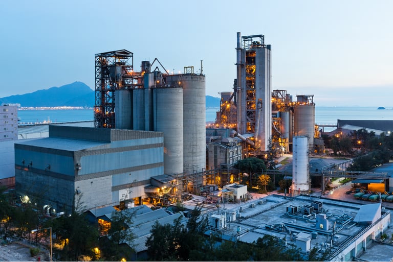 Coastal industrial park with automated infrastructure and asset monitoring systems powered by DeviceOps