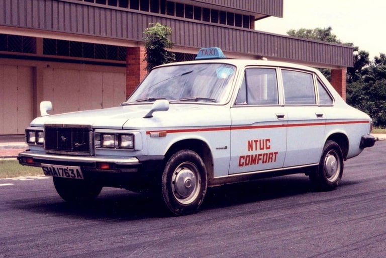 Singapore 1970's NTUC taxi