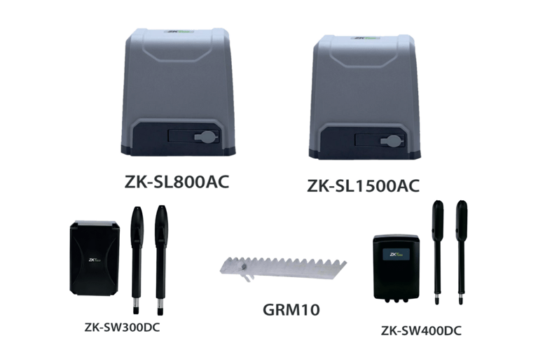 a variety of electronic sliding gates and access controls from ZK TECO Brand