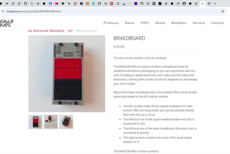 AE modular BRAEDBOARD 1