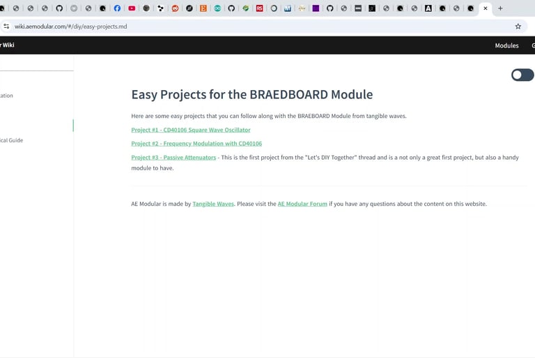 AE Modular BRAEDBOARD 2
