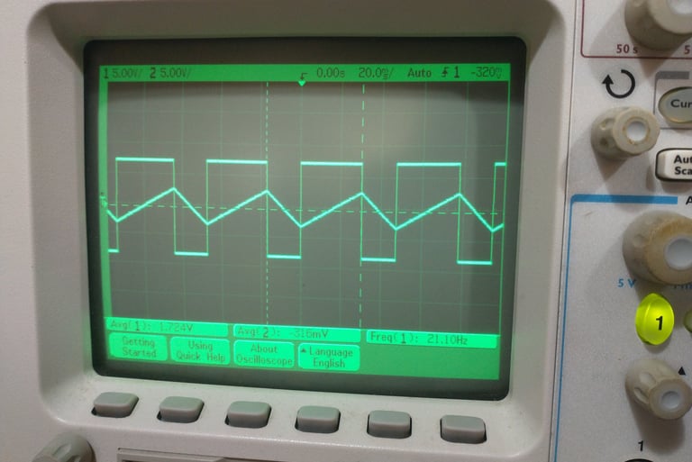 Breadboard VCO output 2