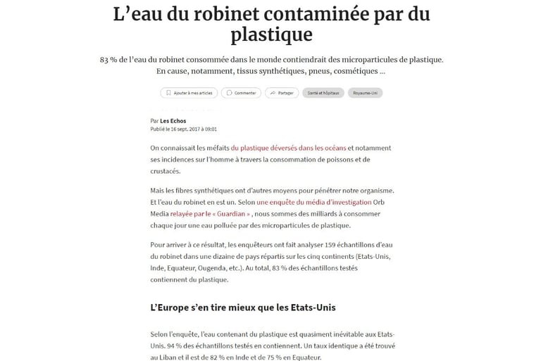 Purificateur d'eau à installation simple et efficace à Toulon pour améliorer le goût de l'eau.