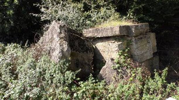 Mausolée de Limoy (1920 ?) aujourd'hui disparu