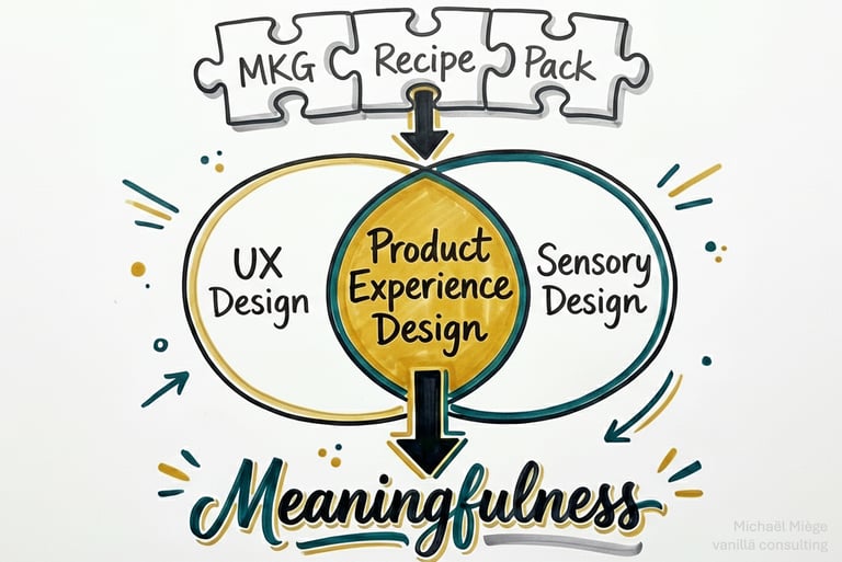 Product experience design illustration