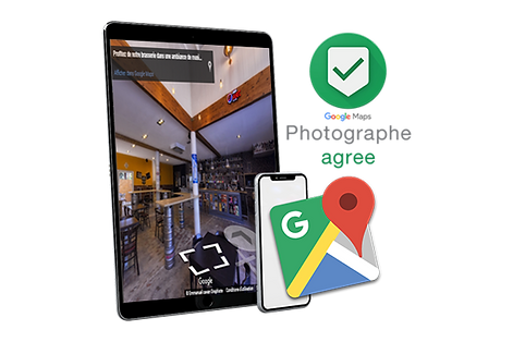 Optez pour un photographe pour prendre des photos 360° de visites virtuelles afin d'améliorer votre visibilité sur Google