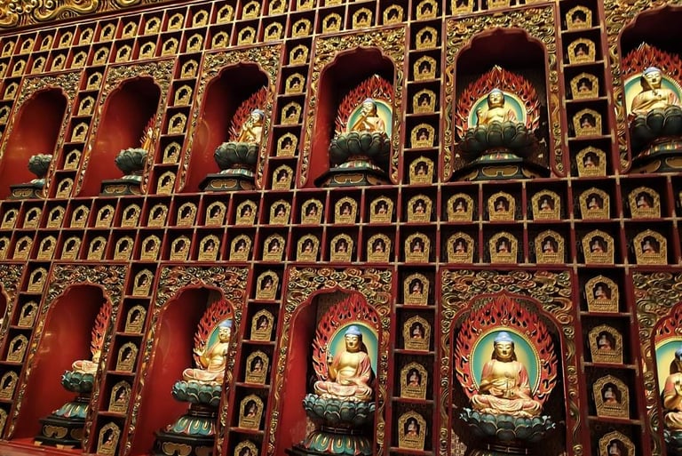 Buddha Tooth Relict Tempel Chinatown Singapur