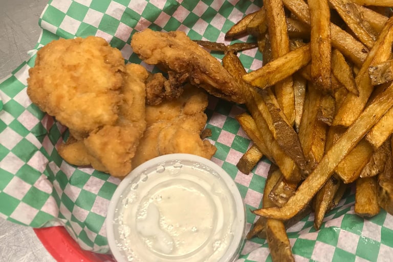 Chicken Tenders with fries