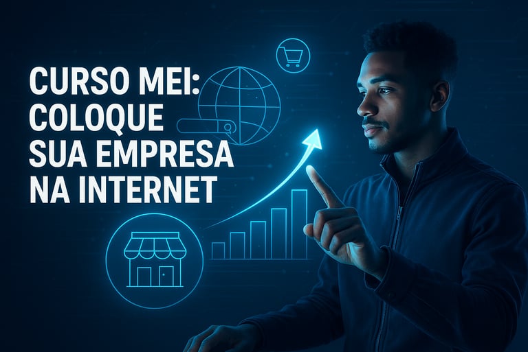 Curso ensinando como o  MEi (Micro Empreendedor Individual) pode digitalizar o seu negócio e utiliza