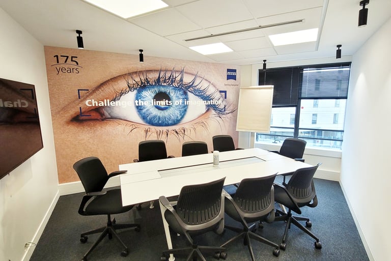 oficina Carl Zeiss Paris, sala de reuniones