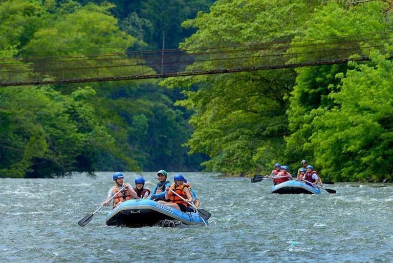 Kiulu white-water rafting adventure