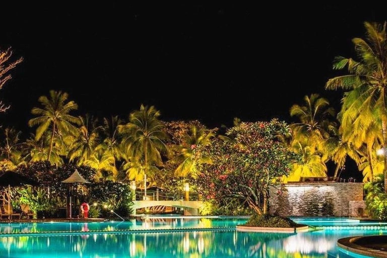 Stunning swimming pool at Shangri-La Tanjung Aru Resort, Kota Kinabalu