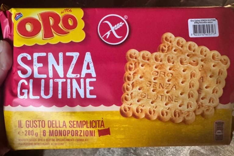 Biscotti Oro Saiwa, senza glutine, ottimi per il tiramisù
