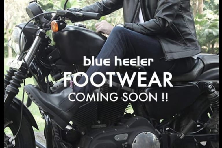 Motorrad Schuhe, blue heeler, Motorradverleih Mallorca, Royal Motos Mallorca 
