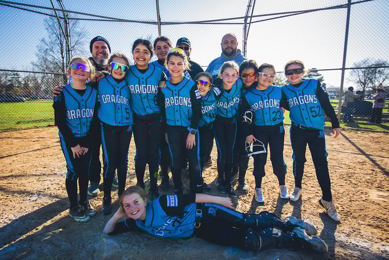 Photo of 10U Dragons at Wisconsin Tournament