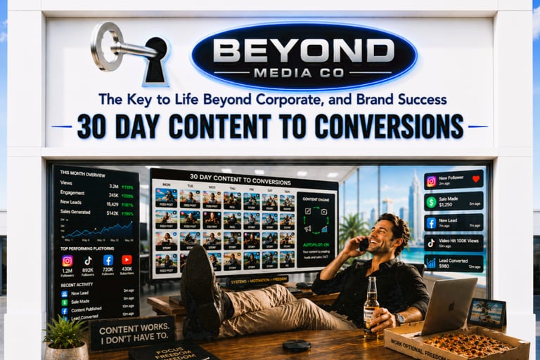 30 DAY CONTENT TO CONVERSION SALES PAGE IMAGE