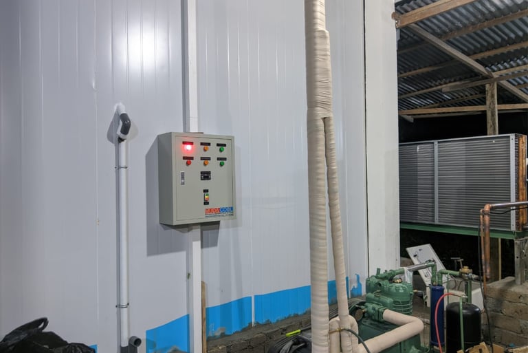 Proyek Cold Storage Freezer Bp Haji Amir Banggai Laut by CV MUDACOOL INDONESIA