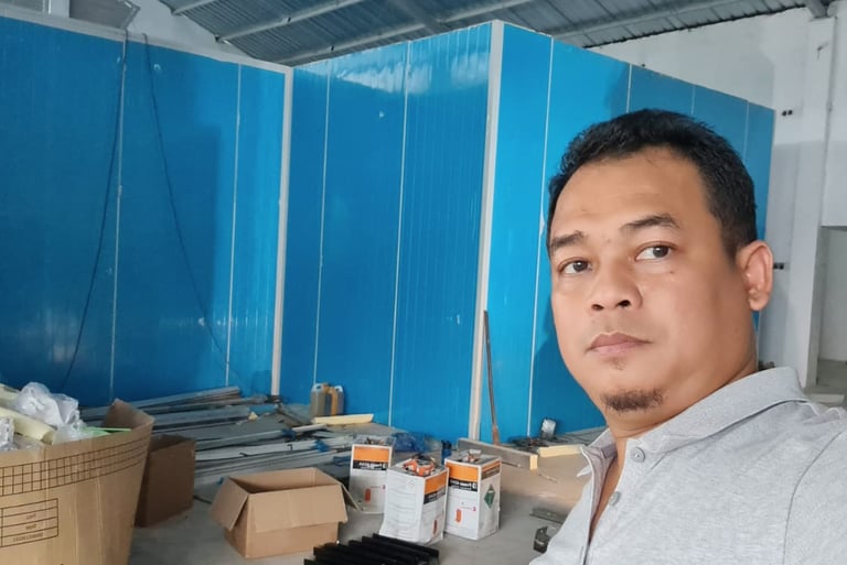 Proyek Cold Storage Freezer PT AICE Bojonegoro by CV MUDACOOL INDONESIA