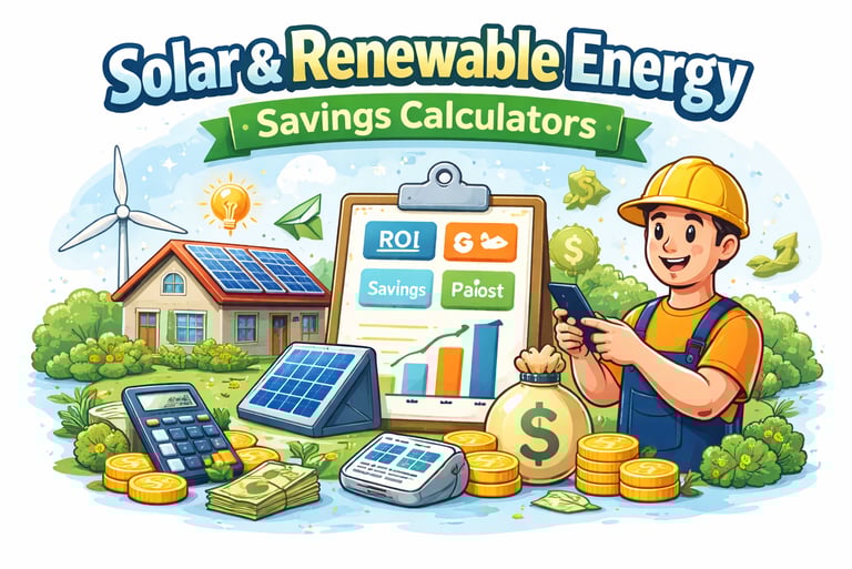 solar and renewable energy main page image
