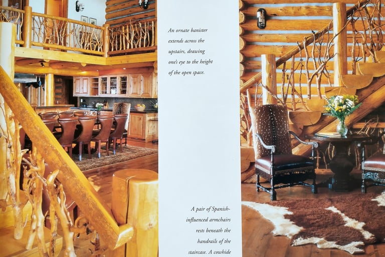 Hand Rails in Ralph Kylloe's Cabins & Camps