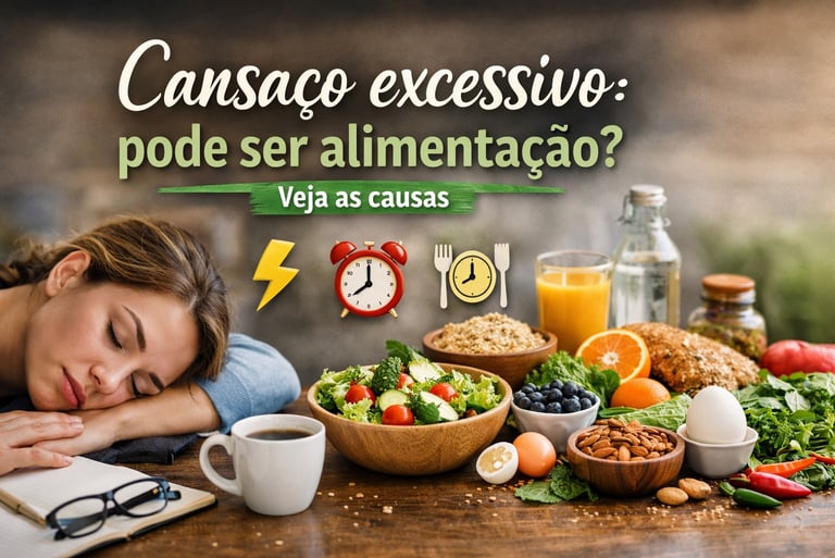 Cansaço excessivo e alimentação saudável
