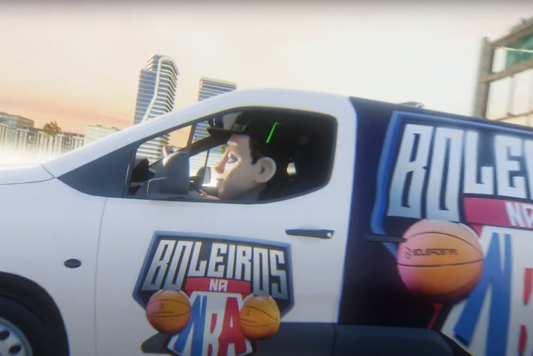 mascote 3D animação 3D