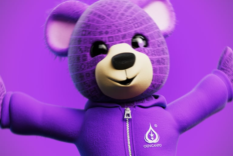mascote 3D animação 3D