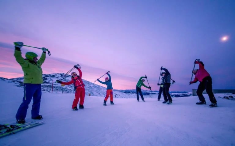 Zagrijavanje za skijanje