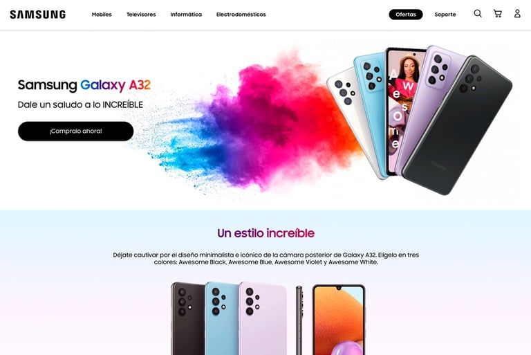 Samsung Galaxy A32 design