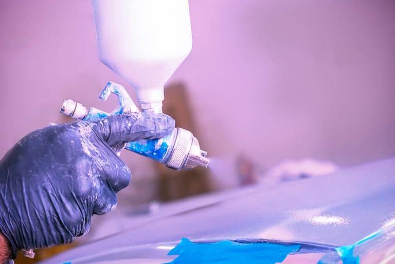 lakierowanie elementów plastikowych