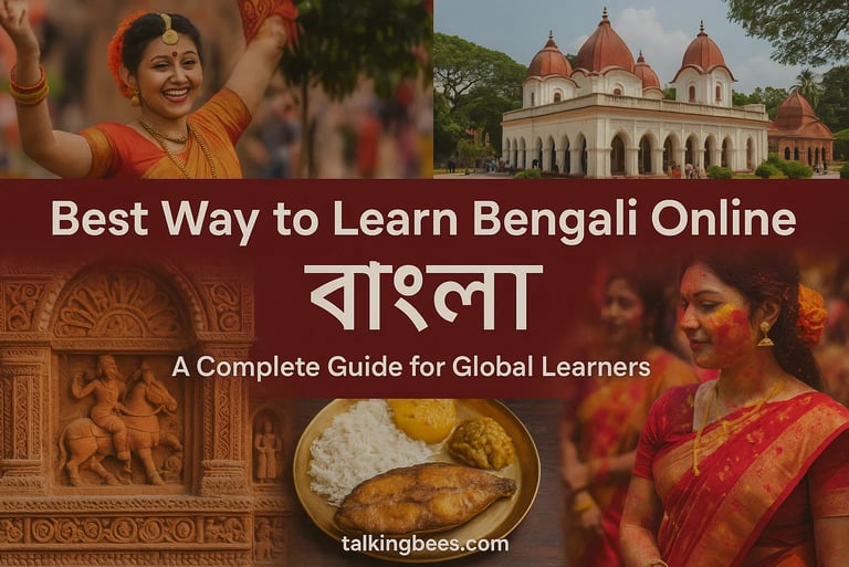 Best way to learn Bengali online, a complete guide for global learners Talkingbees