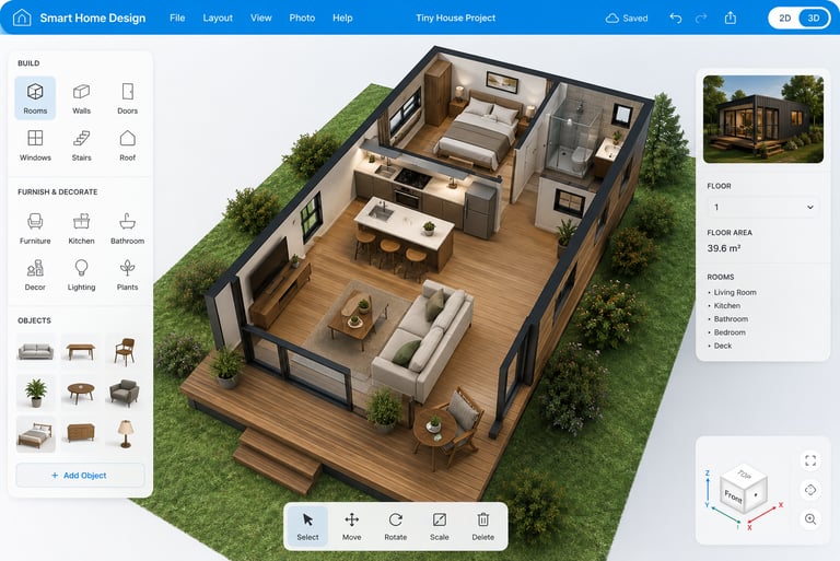tiny house floor plan